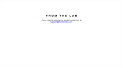 Desktop Screenshot of fromthelab.com